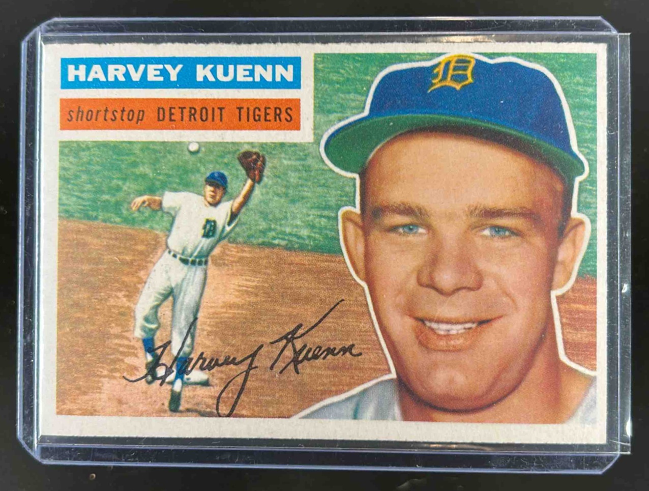 Card image for 1956 TOPPS HARVEY KUENN #155B DETROIT TIGERS