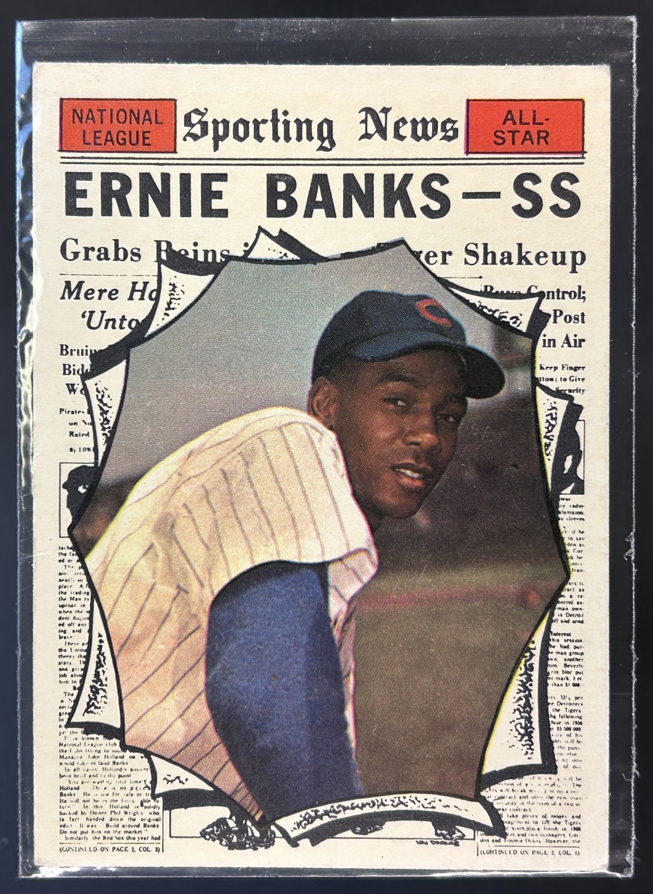 Card image for 1961 TOPPS ERNIE BANKS #575 CHICAGO CUBS HIGH # ALL STAR
