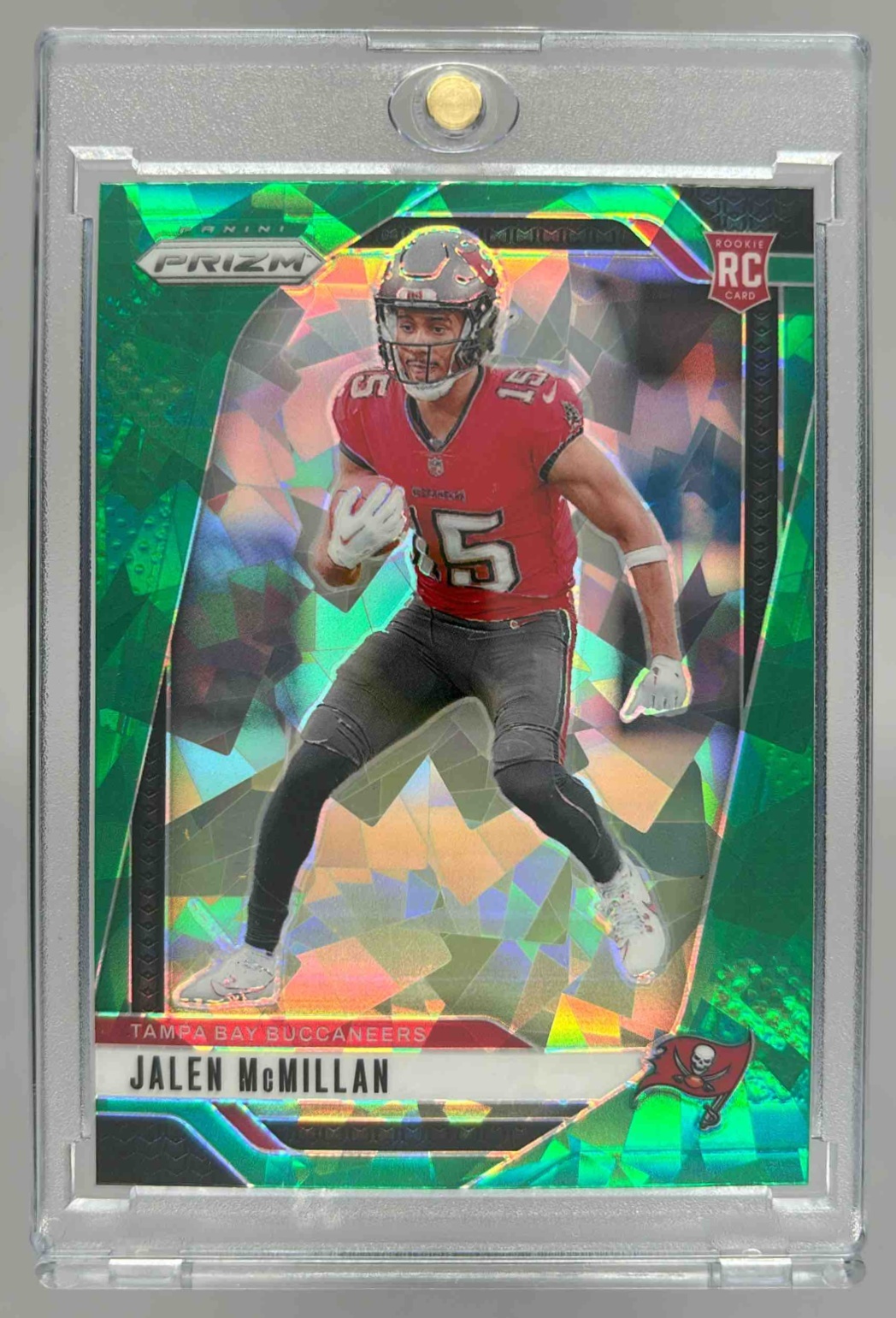 Card image for 2024 Panini Football Prizm Jalen McMillan #338 RC Tampa Bay Buccaneers