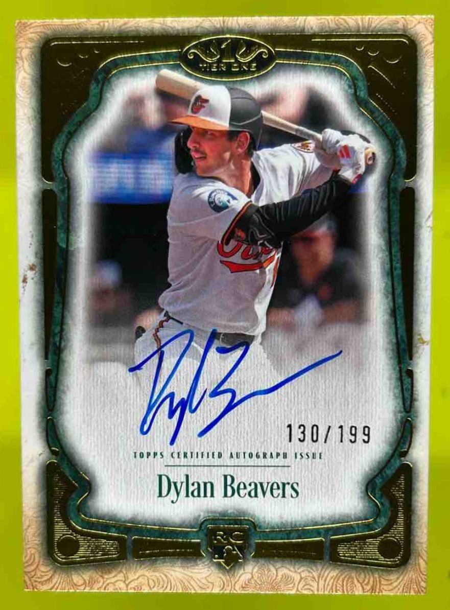 Card image for Dylan Beavers 2026 Topps Baseball Tier One 3 Auto /199 RC Baltimore Orioles
