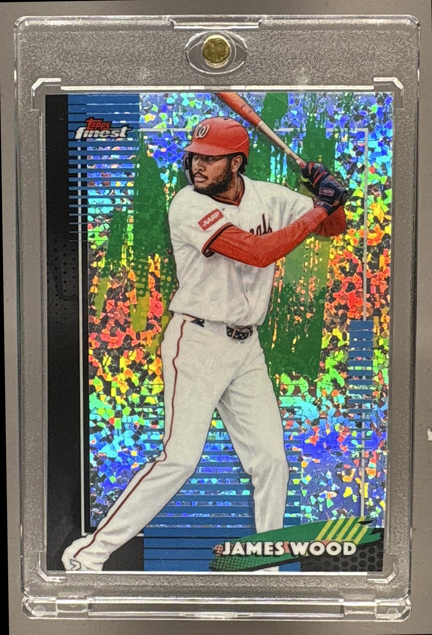 2026 TOPPS FINEST JAMES WOOD #83 MINI-DIAMOND REFRACTOR NATIONALS