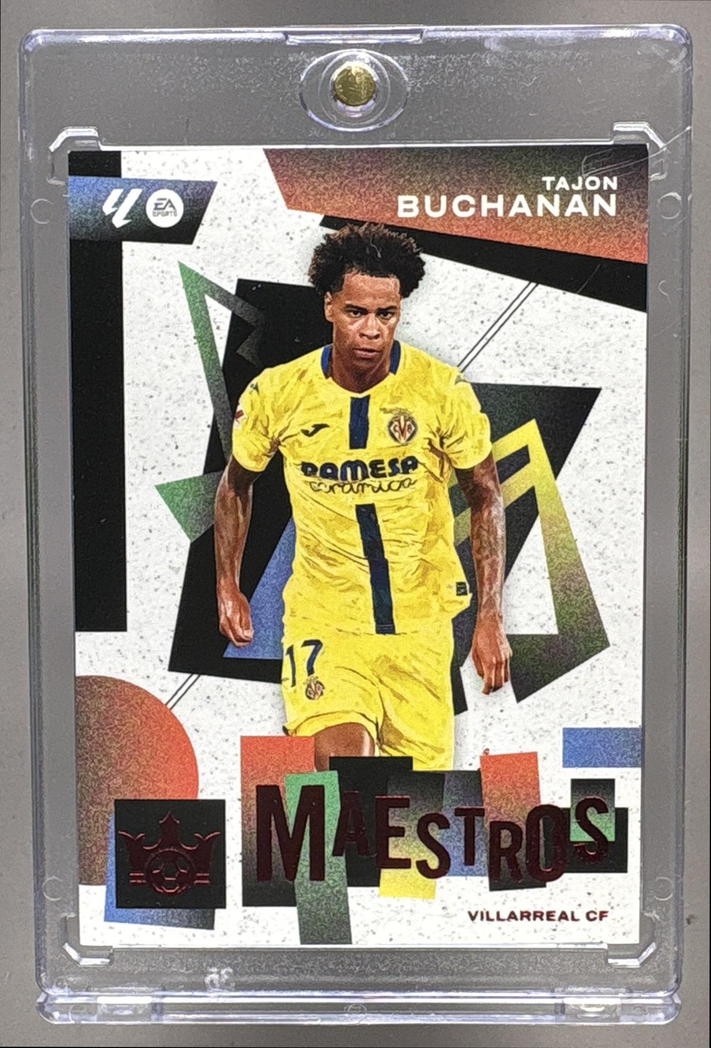 2025-26 PANINI PITCH KINGS LA LIGA TAJON BUCHANAN #3 MAESTROS VILLARREAL