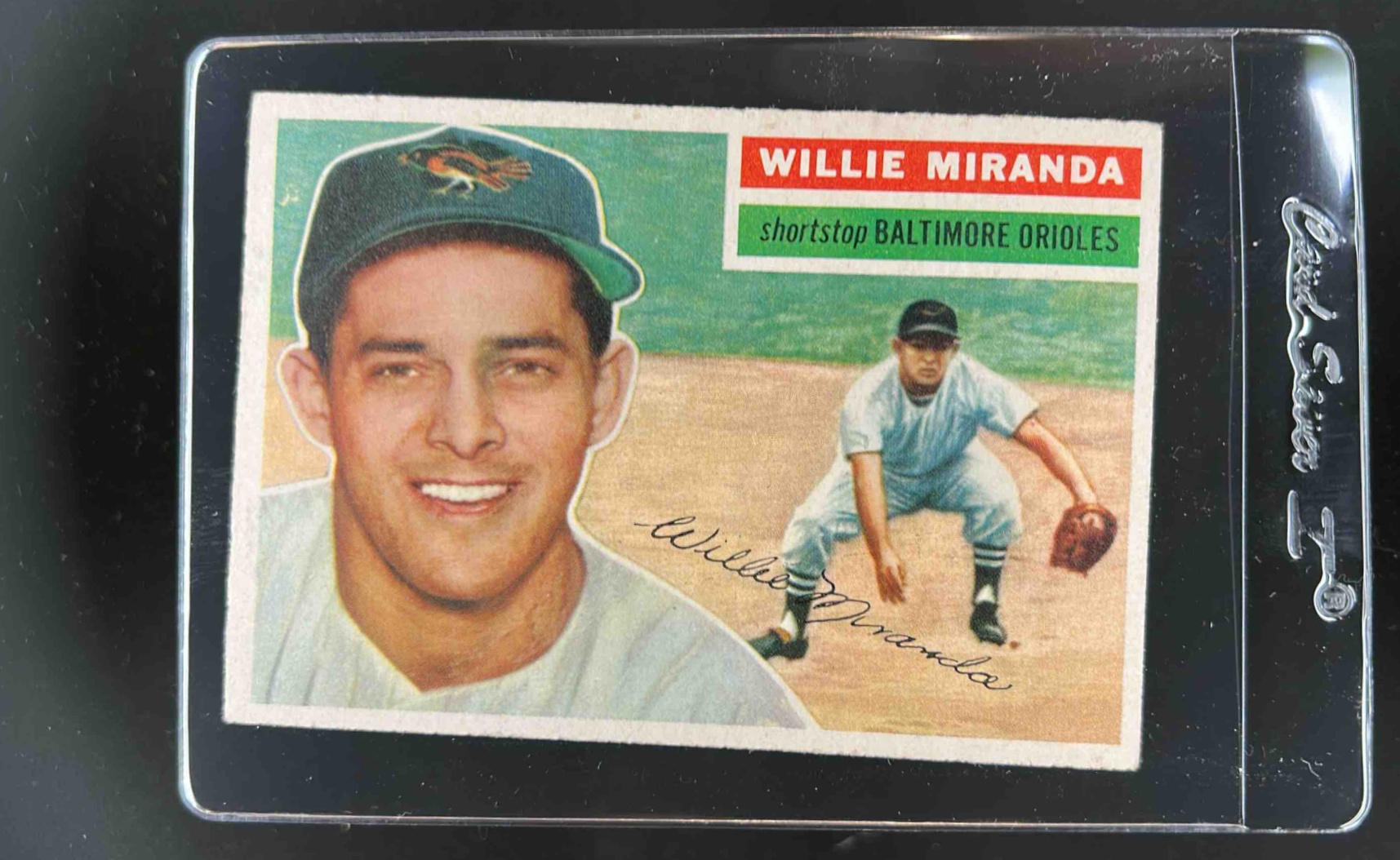 Card image for 1956 TOPPS WILLY MIRANDA #103B BALTIMORE ORIOLES