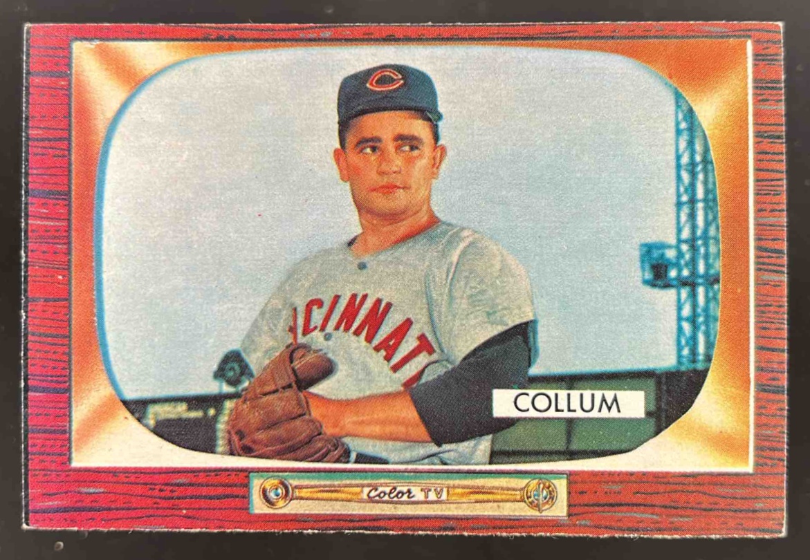Card image for 1955 BOWMAN BASEBALL JACK COLLUM #189