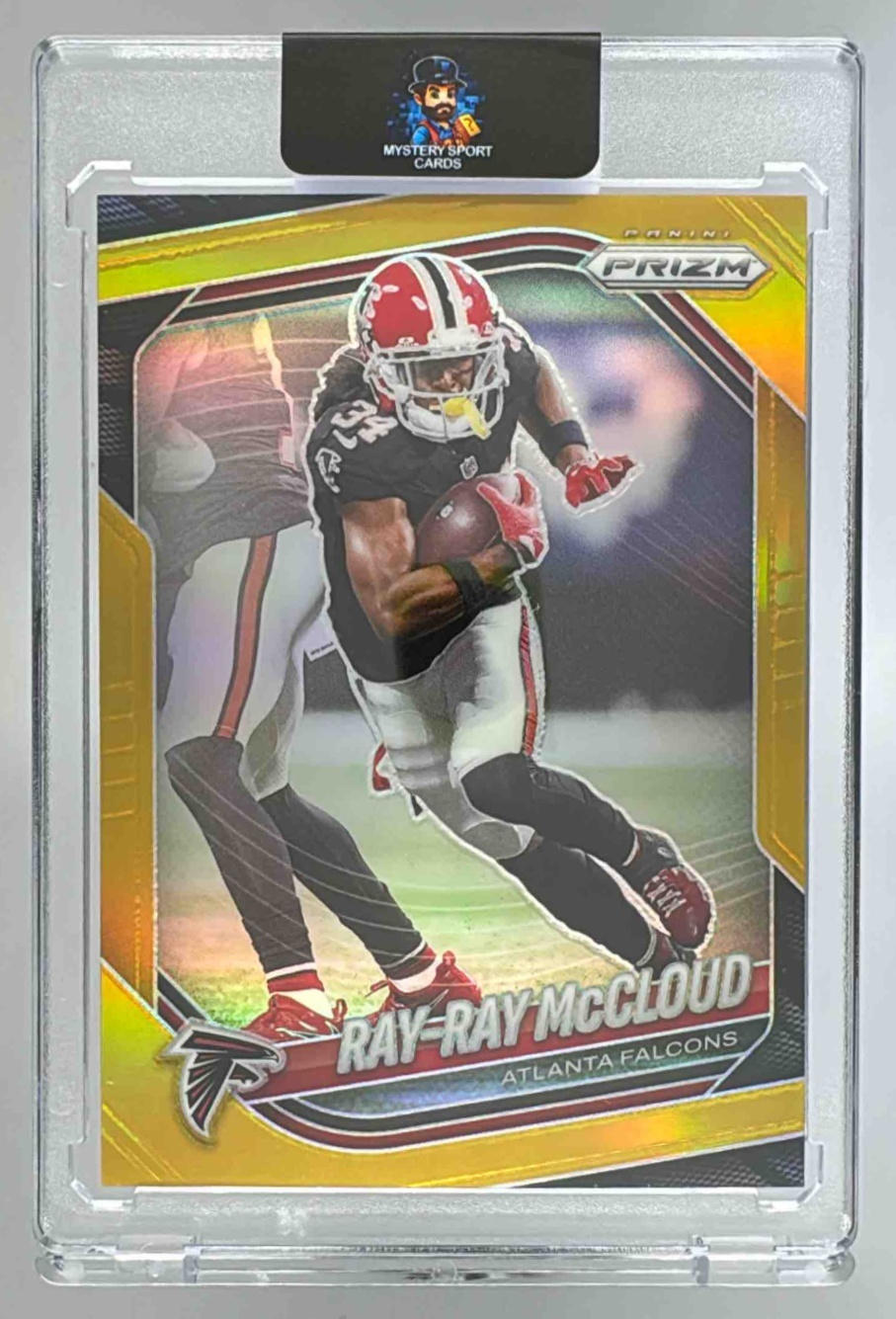 Card image for 2025 Panini Football Prizm Ray-Ray McCloud Logo /20 #34 Atlanta Falcons