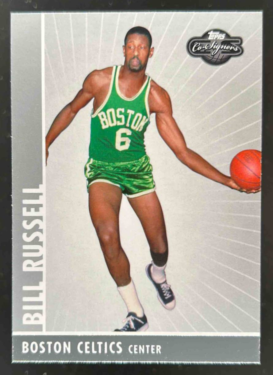 Card image for 2008-09 TOPPS CO-SIGNERS BILL RUSSELL #98 BOSTON CELTICS