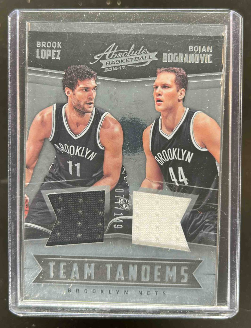 Card image for 2016-17 PANINI ABSOLUTE BOJAN BOGDANOVIC / BROOK LOPEZ TEAM TANDEMS /149 #12