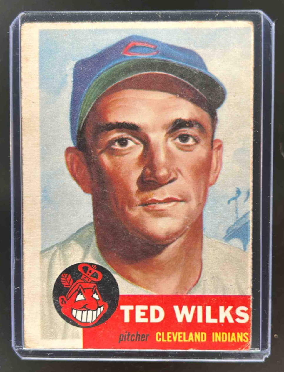 Card image for 1953 TOPPS BASEBALL TED WILKS #101A