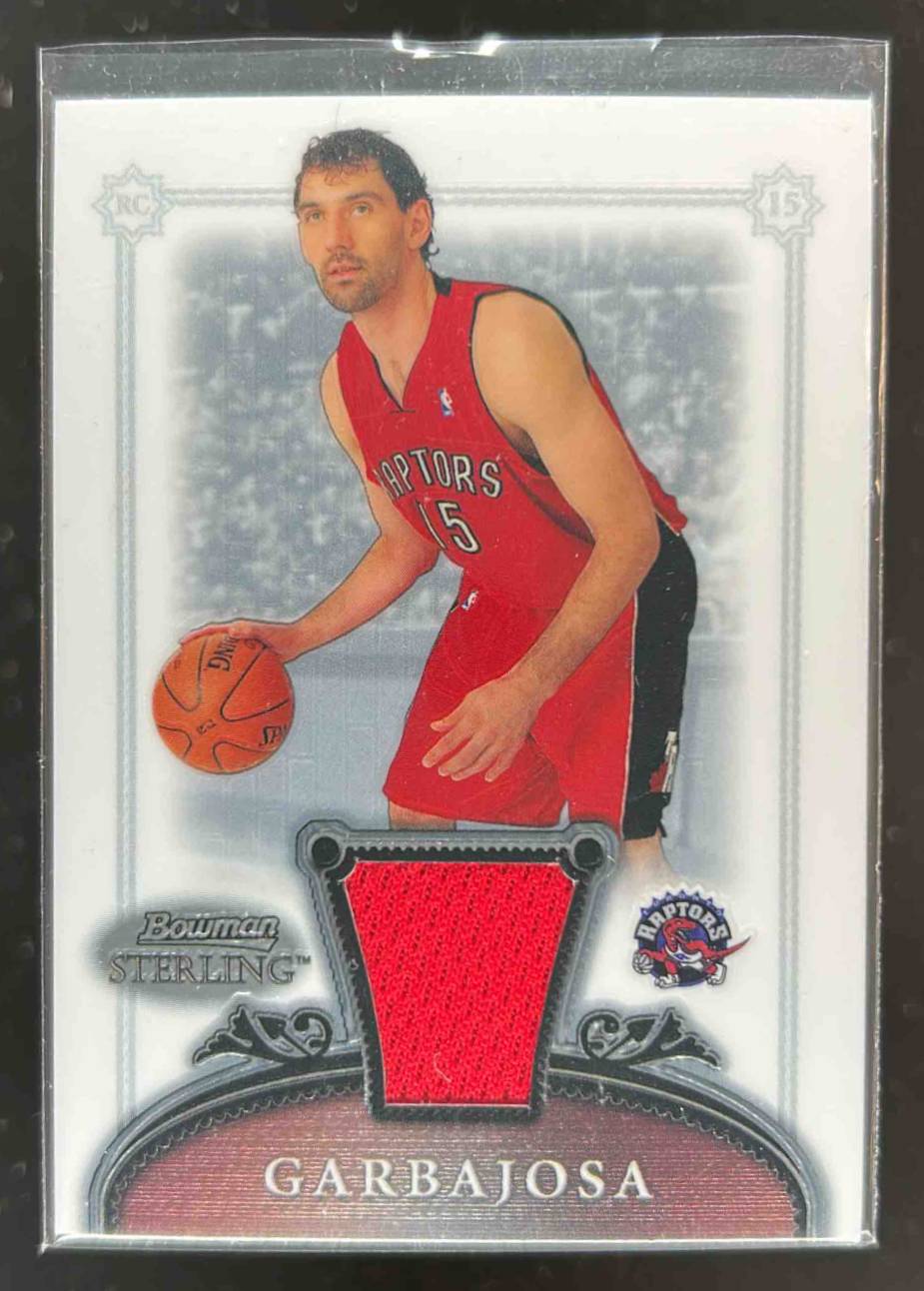 Card image for 2006-07 BOWMAN STERLING JORGE GARBAJOSA #65 MEM RC ROOKIE TORONTO RAPTORS