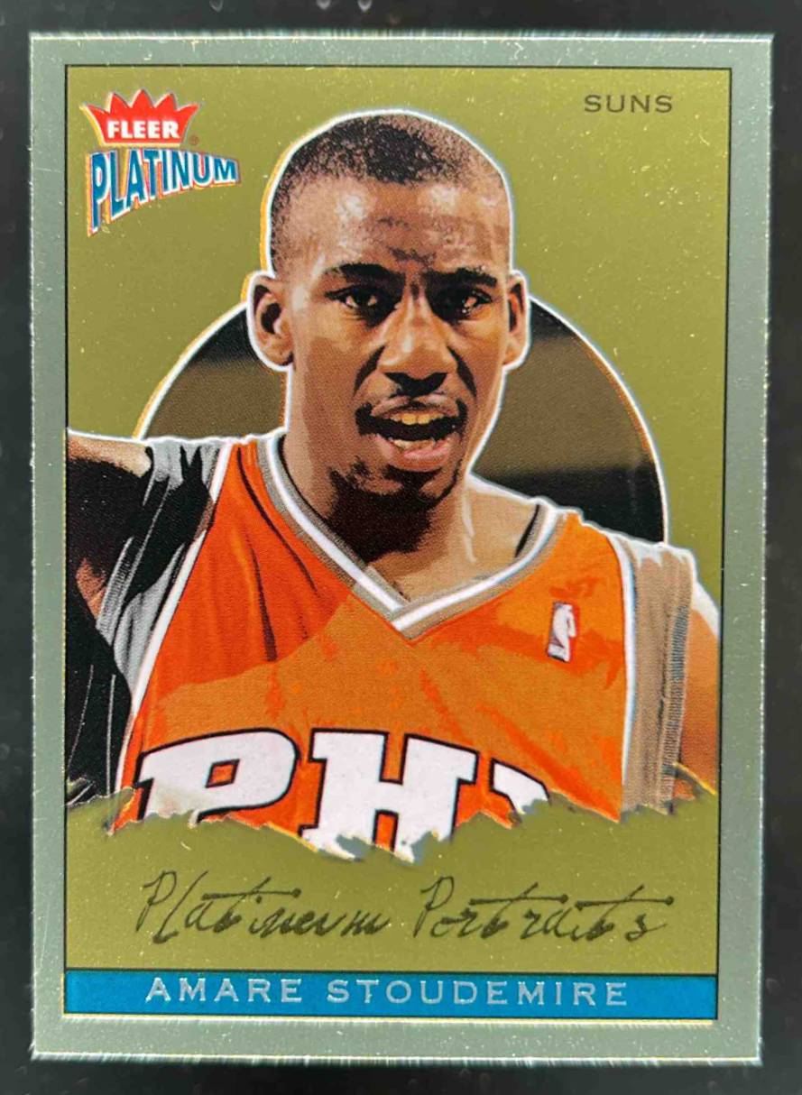 Card image for 2003-04 FLEER PLATINUM AMARE STOUDEMIRE #11 PP PORTRAITS PHOENIX SUNS