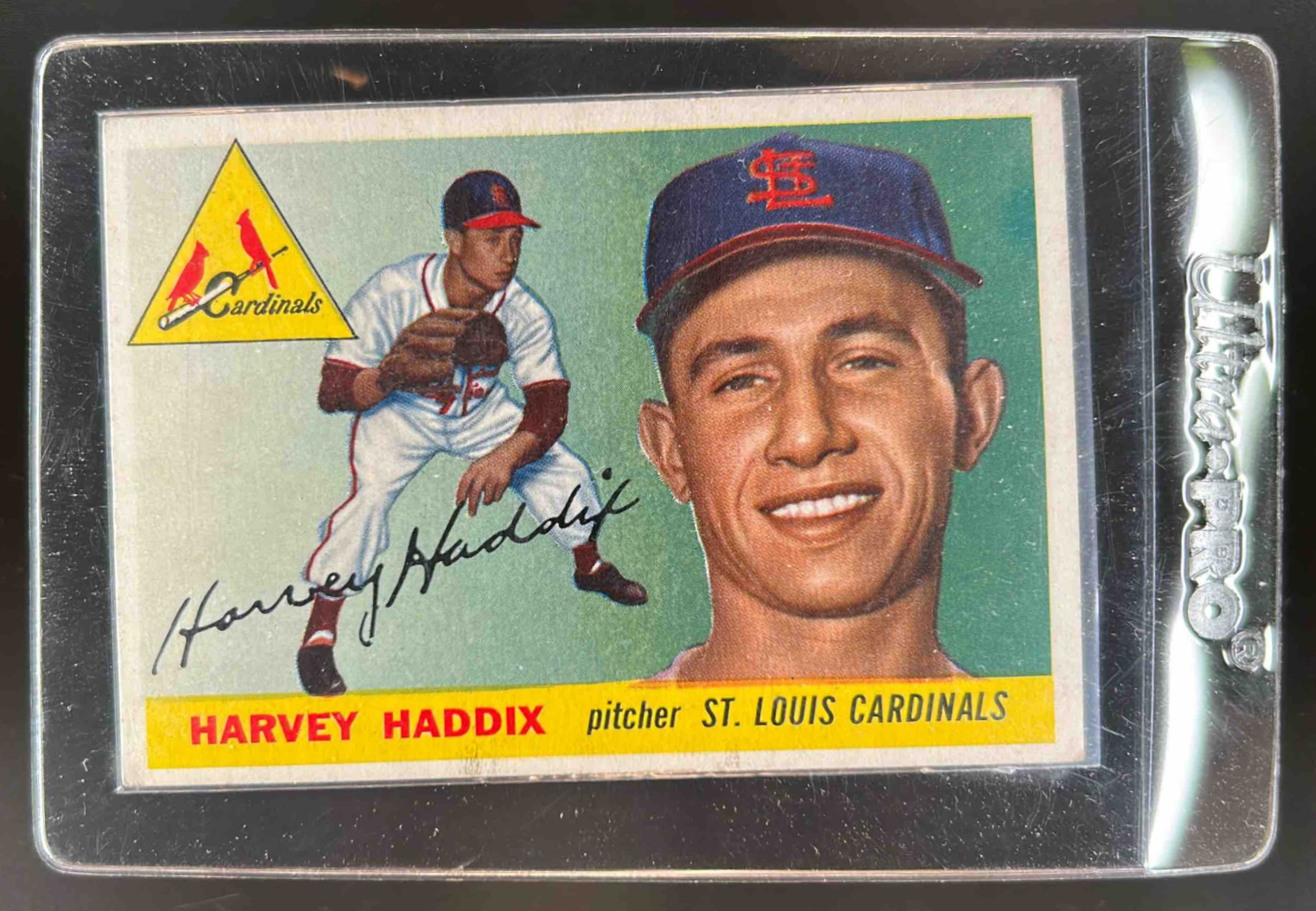 Card image for 1955 TOPPS BASEBALL HARVEY HADDIX #43 ST. LOUIS CARDINALS