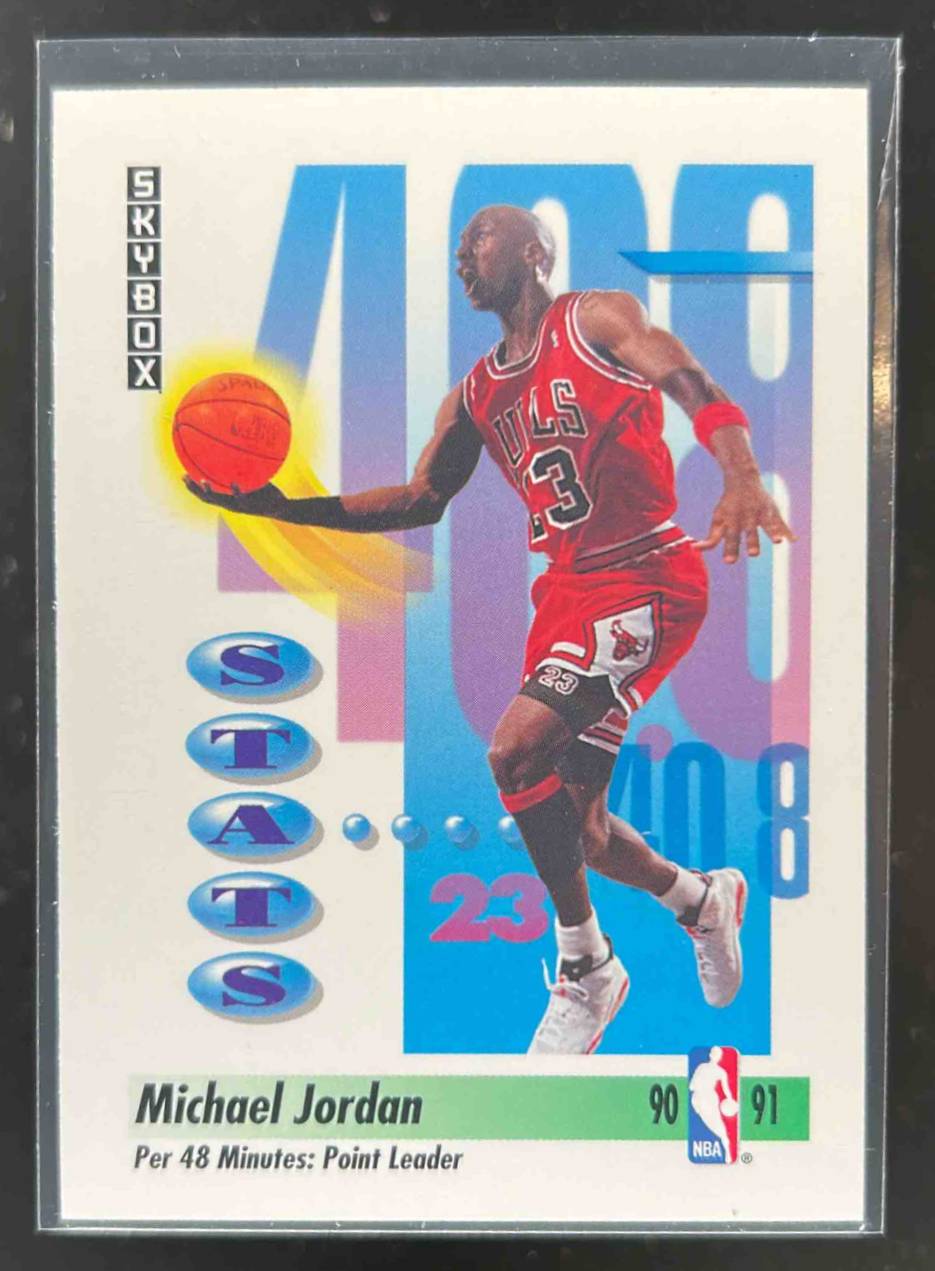 Card image for 1991-92 SKYBOX MICHAEL JORDAN #307 CHICAGO BULLS
