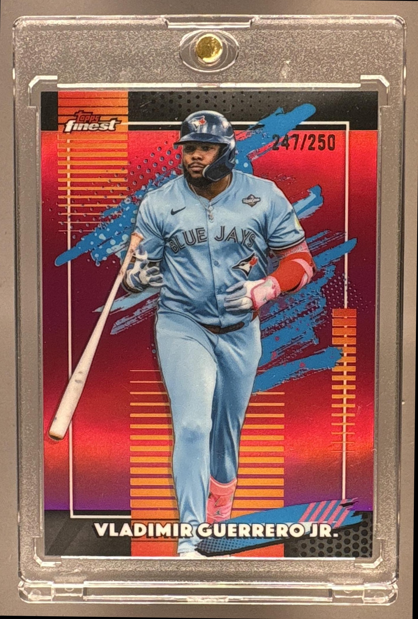 2026 TOPPS FINEST VLADIMIR GUERRERO JR. #200 UNCOMMON PINK REFRACTOR /250