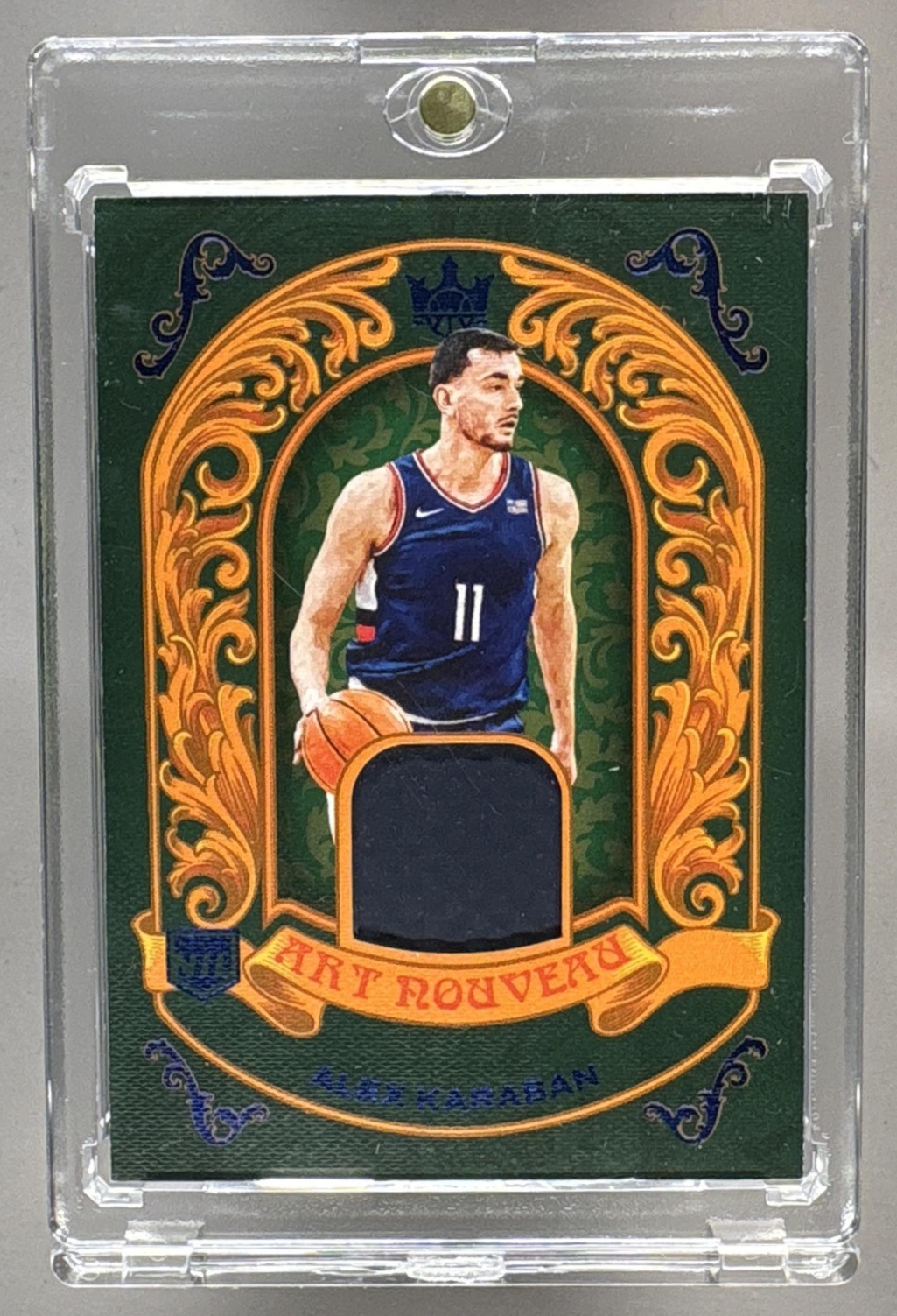 2025 PANINI COURT KINGS ALEX KARABAN #15 SELF EXPRESSION SAPPHIRE /25