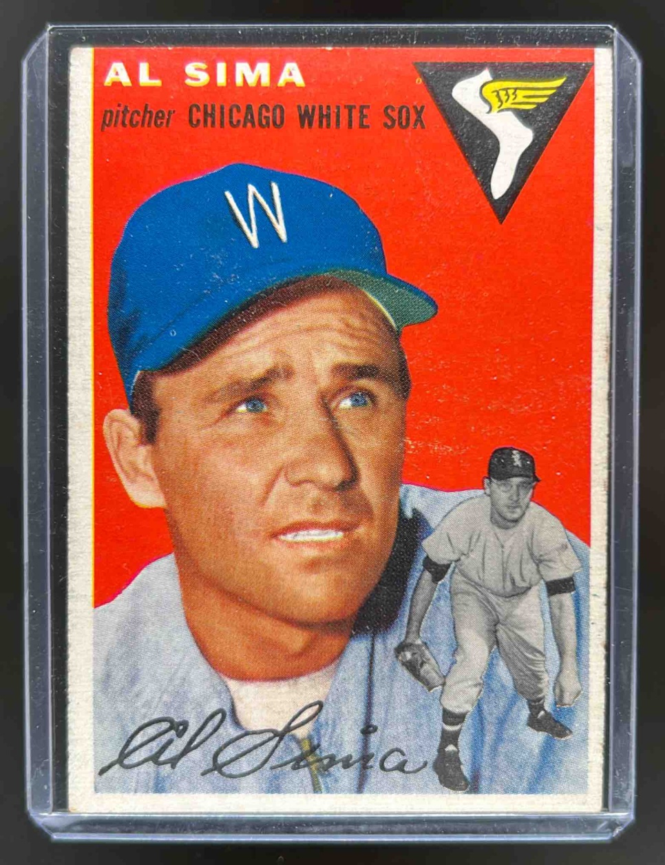 Card image for 1954 TOPPS AL SIMA #216 CHICAGO WHITE SOX
