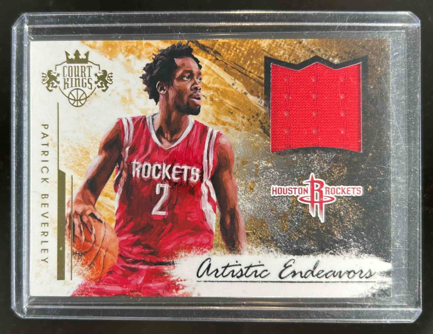Card image for 2015-16 Panini Court Kings Patrick Beverley Artistic Endeavors 100 /299 #5