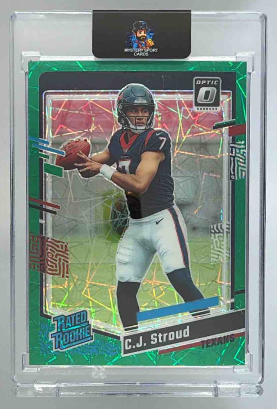 Card image for 2023 Panini Donruss Optic C.J. Stroud #244 RC Rated Rookie Texans