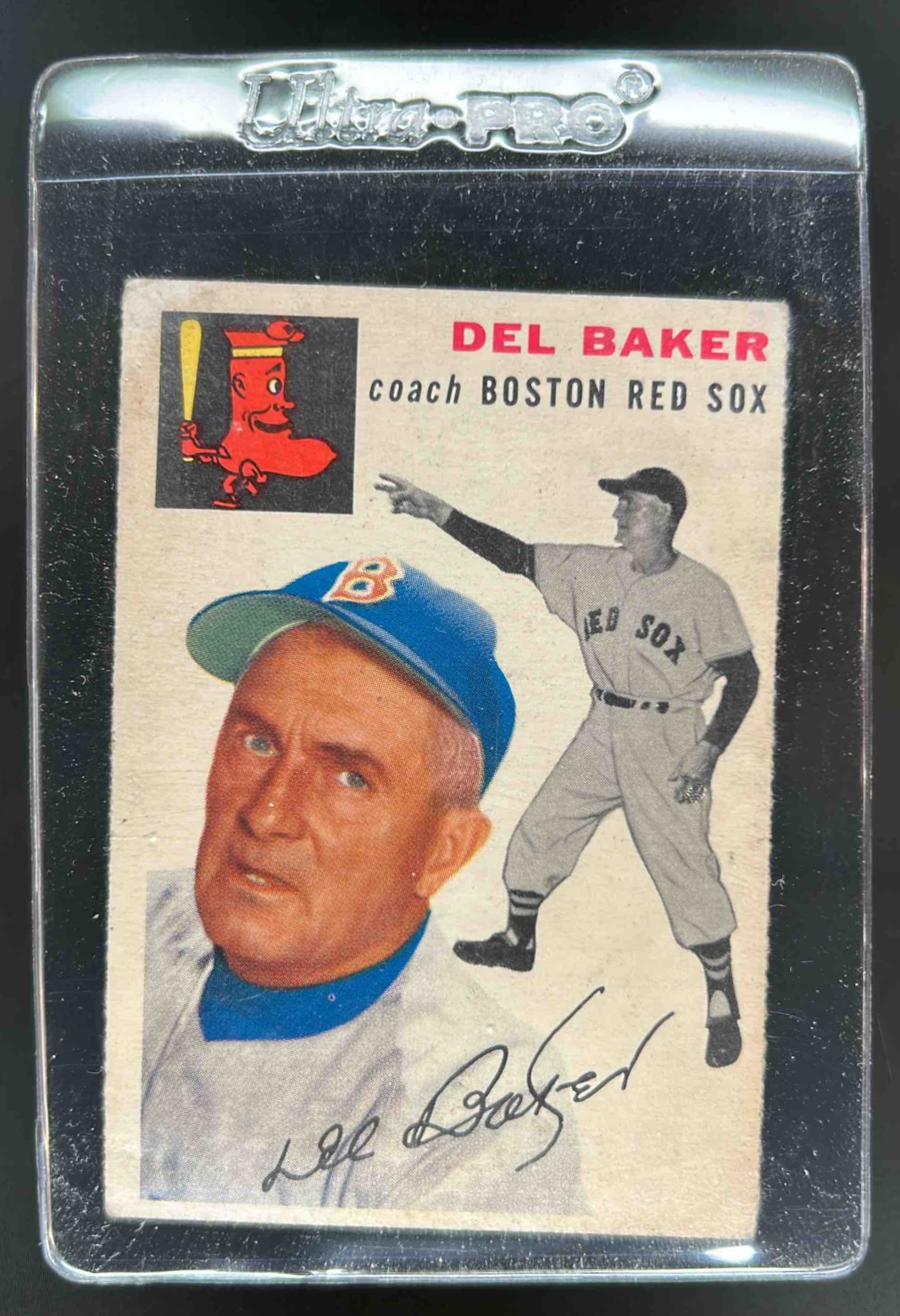 Card image for 1954 TOPPS DEL BAKER #133 BOSTON RED SOX