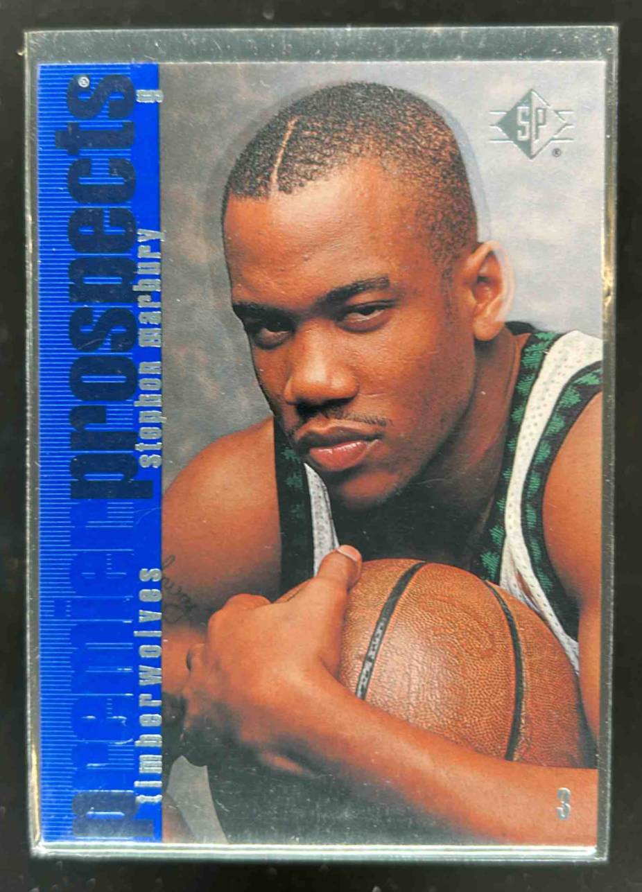 Card image for 1996-97 SP Stephon Marbury Premier Prospects Box Set #137 RC Rookie