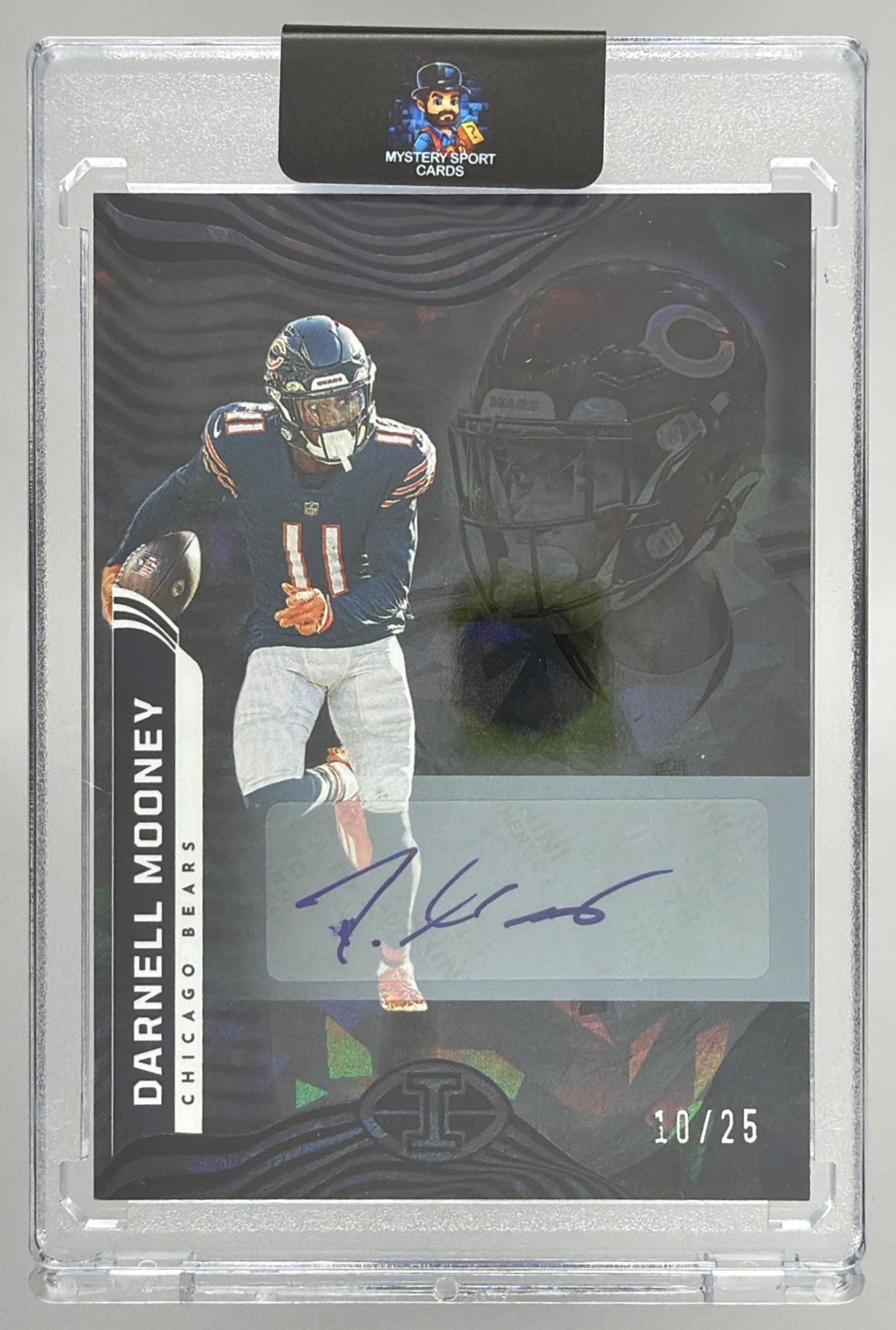 Card image for 2022 Panini Illusions Darnell Mooney Superlatives /75 #SS-DMO Auto Bears