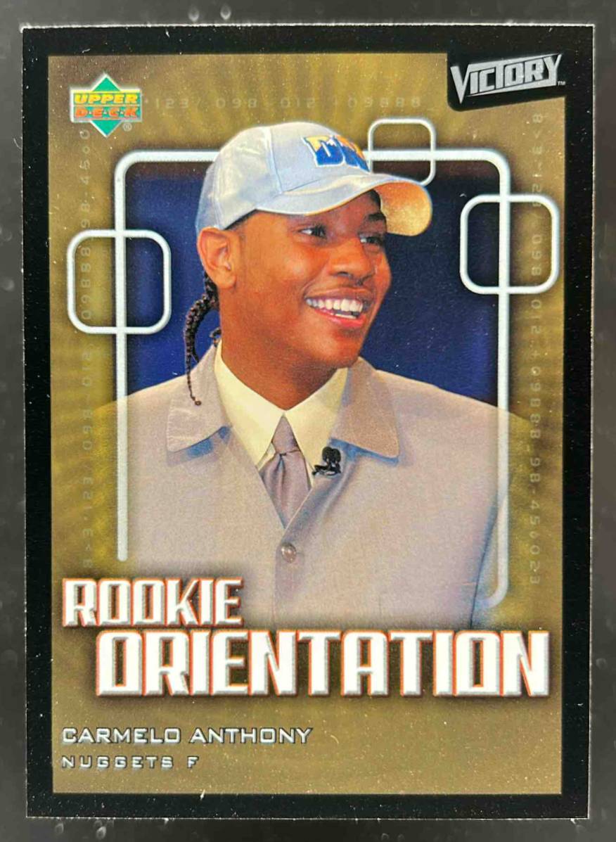 Card image for 2003-04 UPPER DECK VICTORY CARMELO ANTHONY #103 RC ROOKIE DENVER NUGGETS