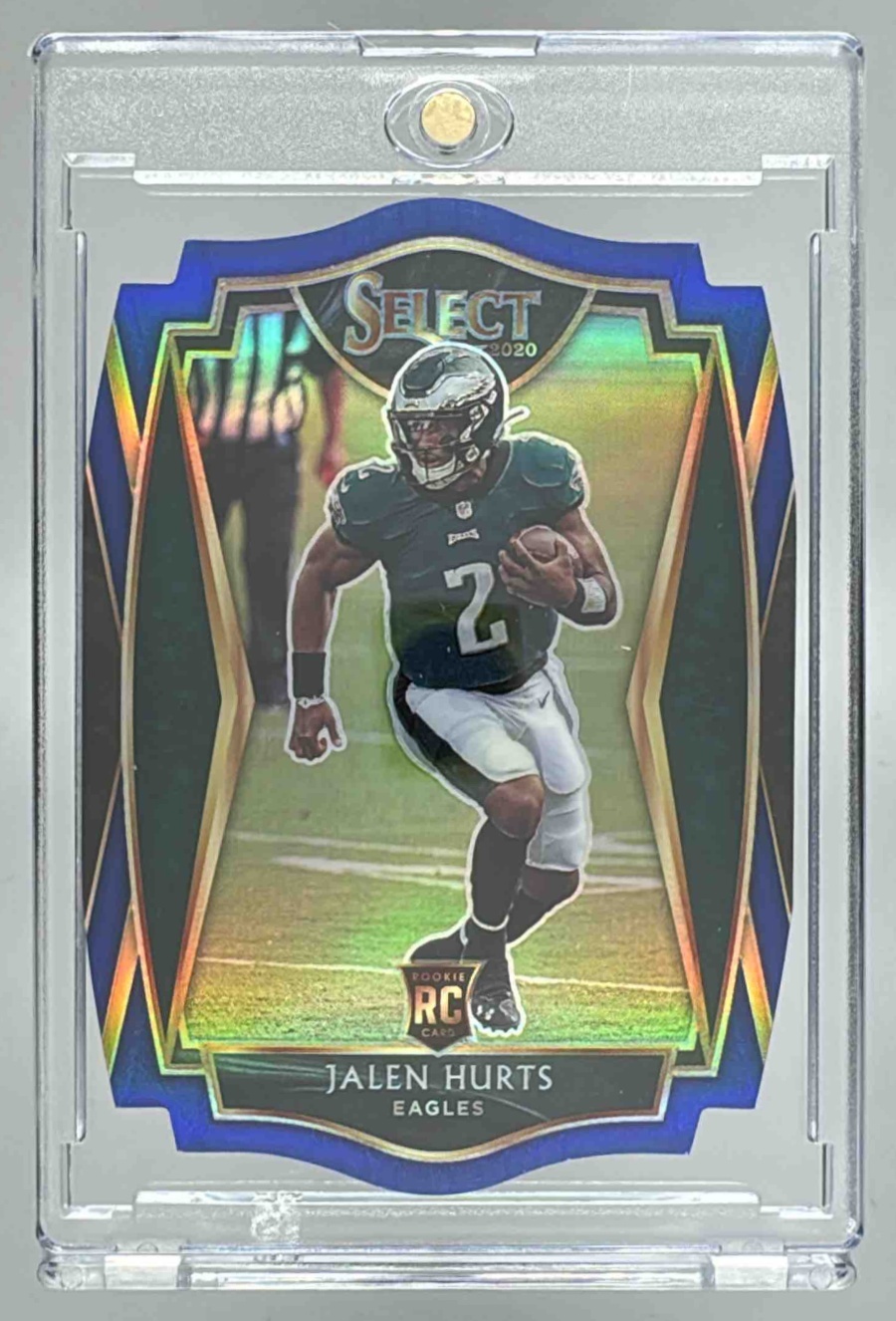 Card image for 2020 Panini Select Jalen Hurts #150 RC Premier Level Eagles