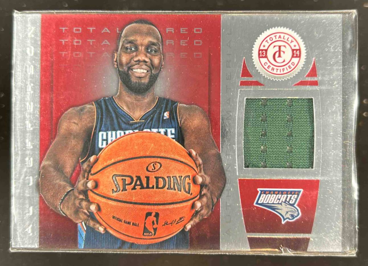 Card image for 2013-14 PANINI TOTALLY CERTIFIED AL JEFFERSON MATERIALS RED /149 #70
