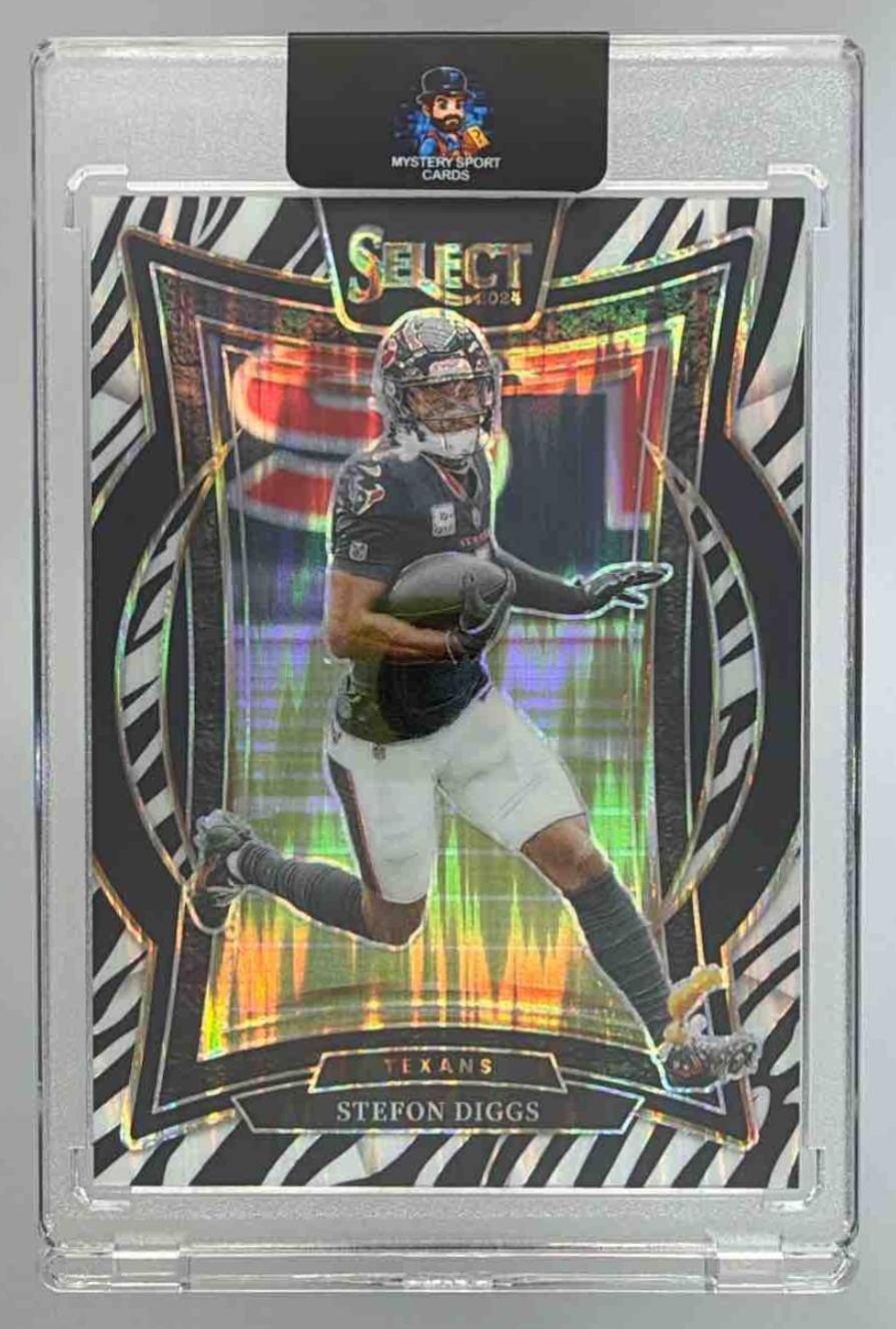 Card image for 2024 Panini Football Select Stefon Diggs Concourse #94 Houston Texans