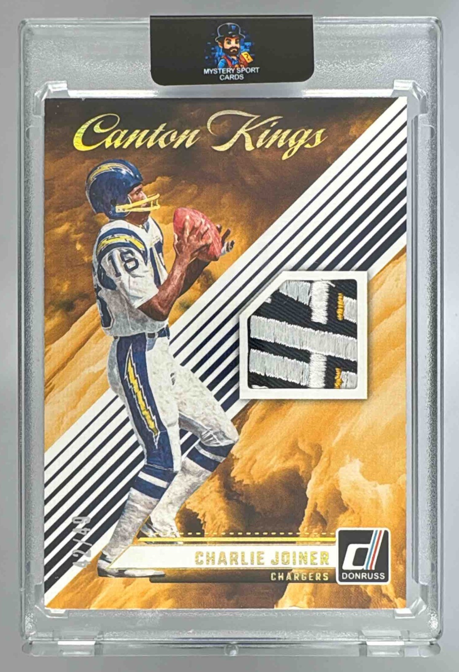 Card image for 2024 Panini Donruss Charlie Joiner Canton Kings Studio Series /49 #10 Chargers