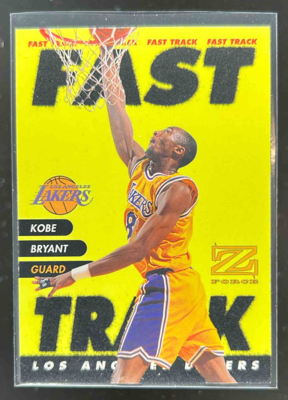 Card image for 1997-98 SKYBOX Z-FORCE KOBE BRYANT FAST TRACK #2 FT LOS ANGELES LAKERS