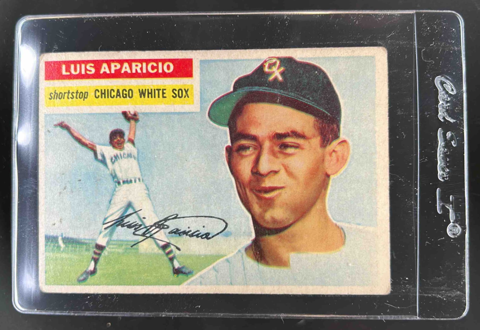 Card image for 1956 TOPPS BASEBALL LUIS APARICIO #292 RC CHICAGO WHITE SOX