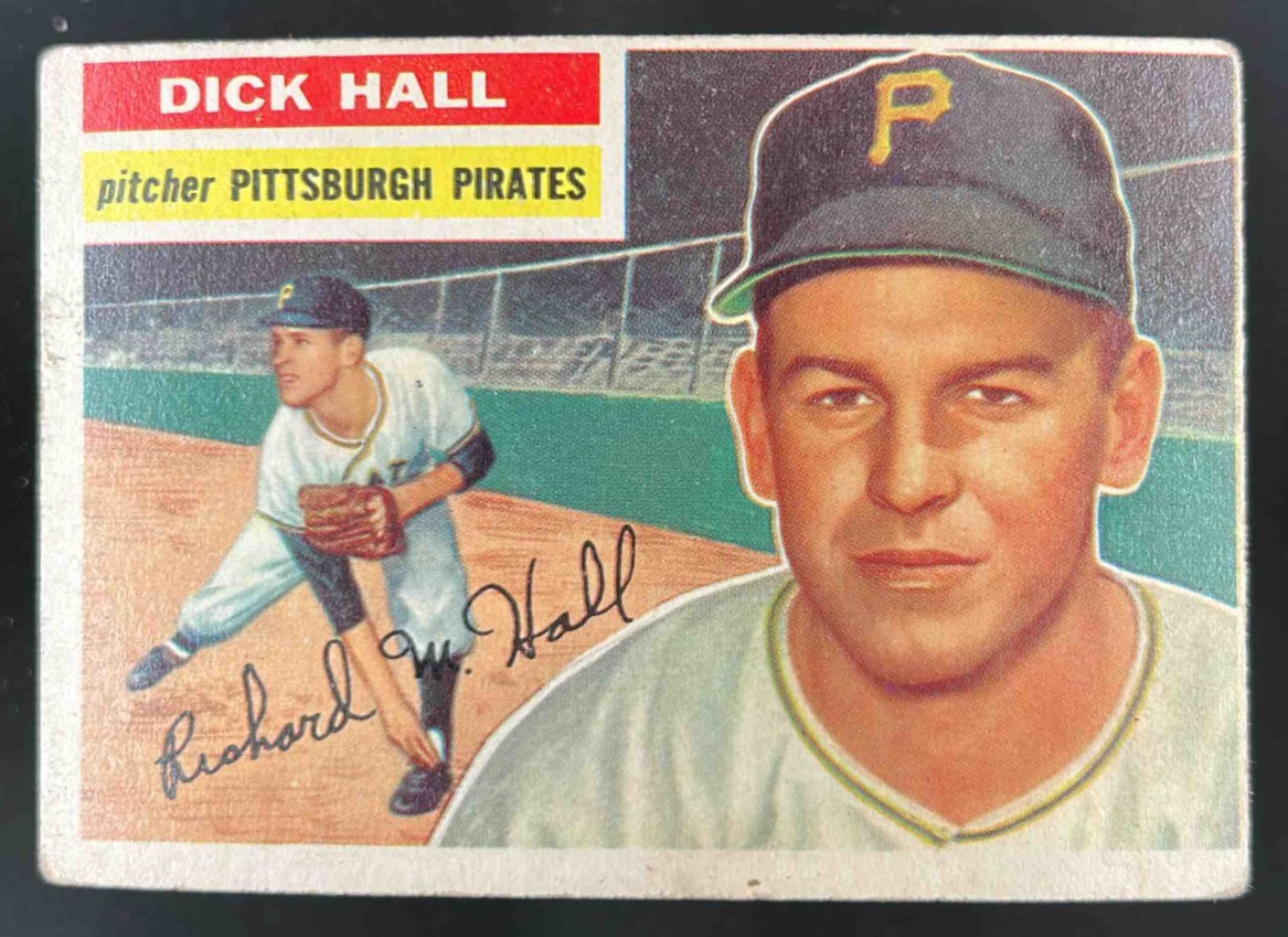 Card image for 1956 TOPPS BASEBALL DICK HALL #331 PITTSBURGH PIRATES
