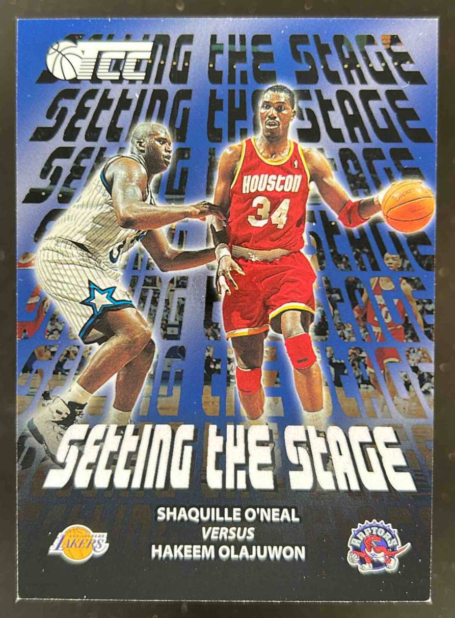 Card image for 2001-02 TOPPS TCC SHAQUILLE O'NEAL / HAKEEM OLAJUWON SETTING THE STAGE #SS7