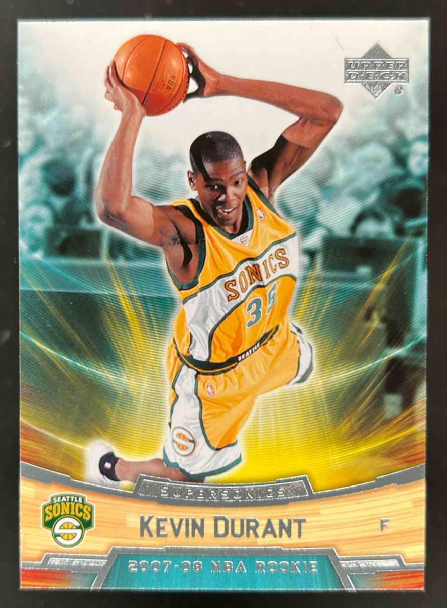 Card image for 2007-08 UPPER DECK ROOKIE BOX SET KEVIN DURANT #11 RC ROOKIE