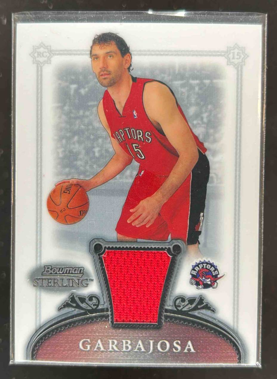 Card image for 2006-07 BOWMAN STERLING JORGE GARBAJOSA #65 MEM RC ROOKIE TORONTO RAPTORS
