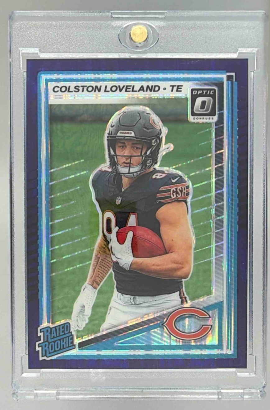 Card image for 2025 Panini Donruss Optic Colston Loveland Rated Rookie #204 Bears