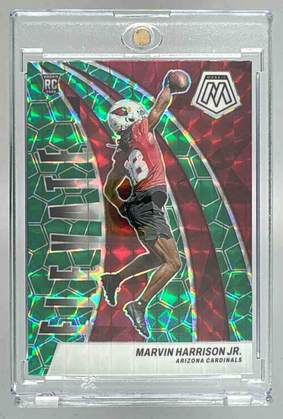 Card image for 2024 Panini Football Prizm Marvin Harrison Jr. Profiles #2 RC Arizona Cardinals