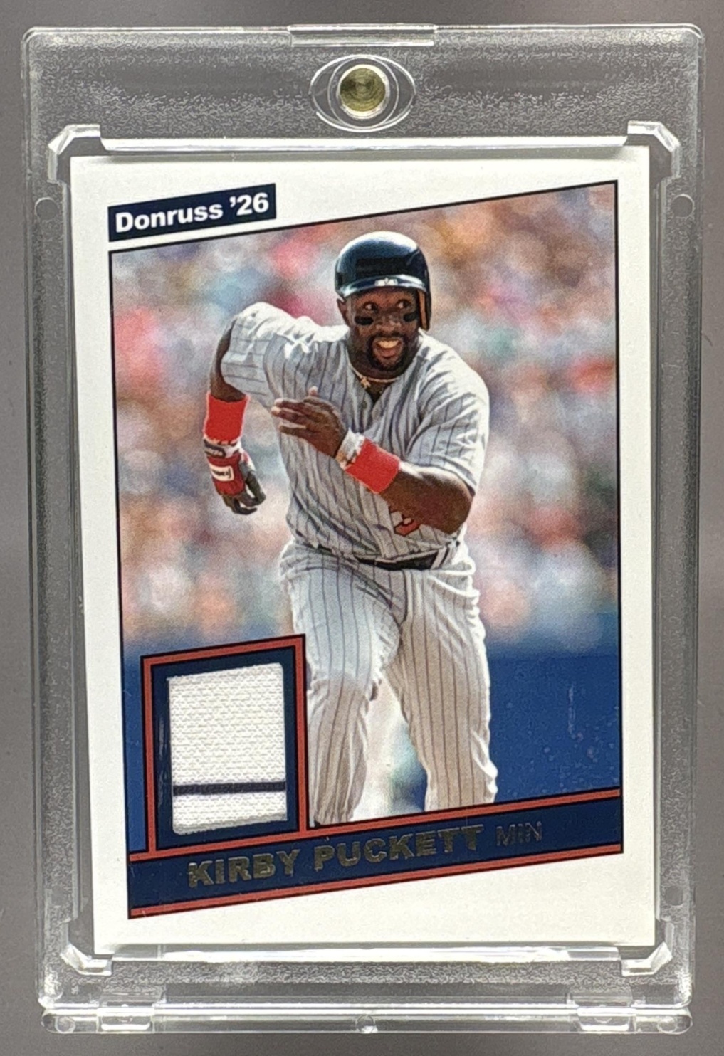 2026 PANINI DONRUSS KIRBY PUCKETT #RM-KP RETRO 1986 MATERIALS PATCH TWINS