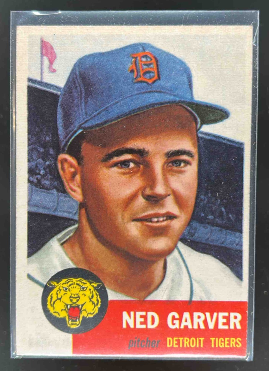 Card image for 1953 TOPPS BASEBALL NED GARVER #112A DETROIT TIGERS