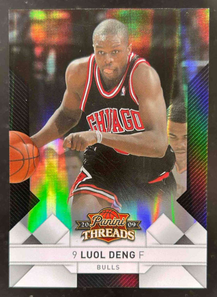 Card image for 2009-10 PANINI THREADS LUOL DENG CENTURY PROOF SILVER /249 #96 CHICAGO BULLS