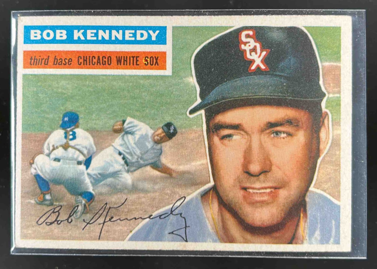 Card image for 1956 TOPPS BOB KENNEDY #38A CHICAGO WHITE SOX