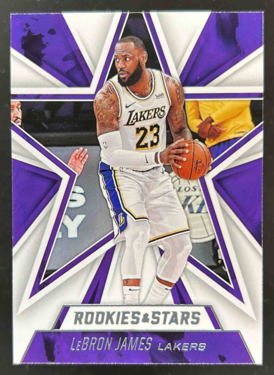 Card image for 2020-21 PANINI CHRONICLES LEBRON JAMES #671 LOS ANGELES LAKERS