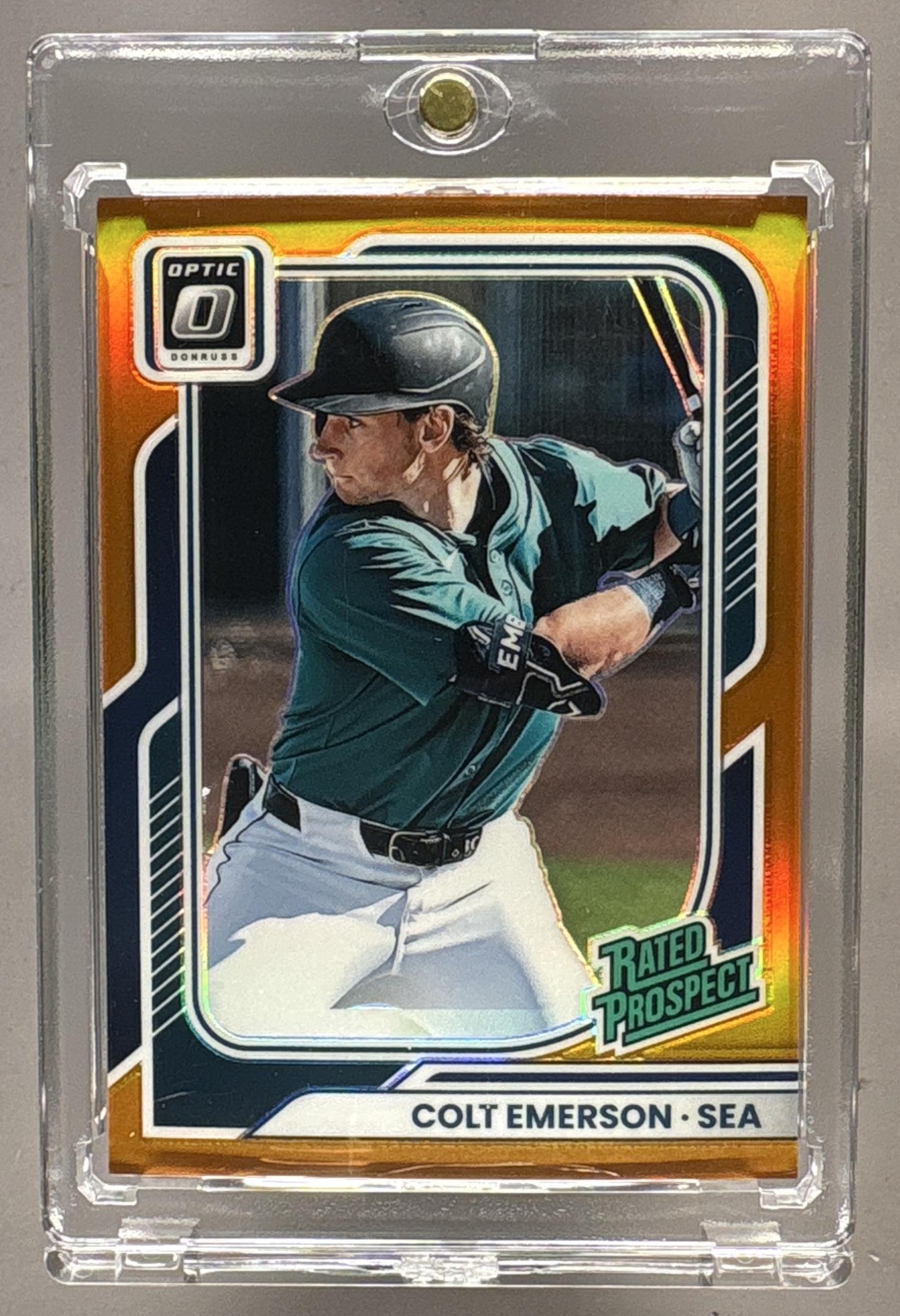 2026 PANINI DONRUSS COLT EMERSON #165 RATED PROSPECTS OPTIC ORANGE /199 PROSPECT