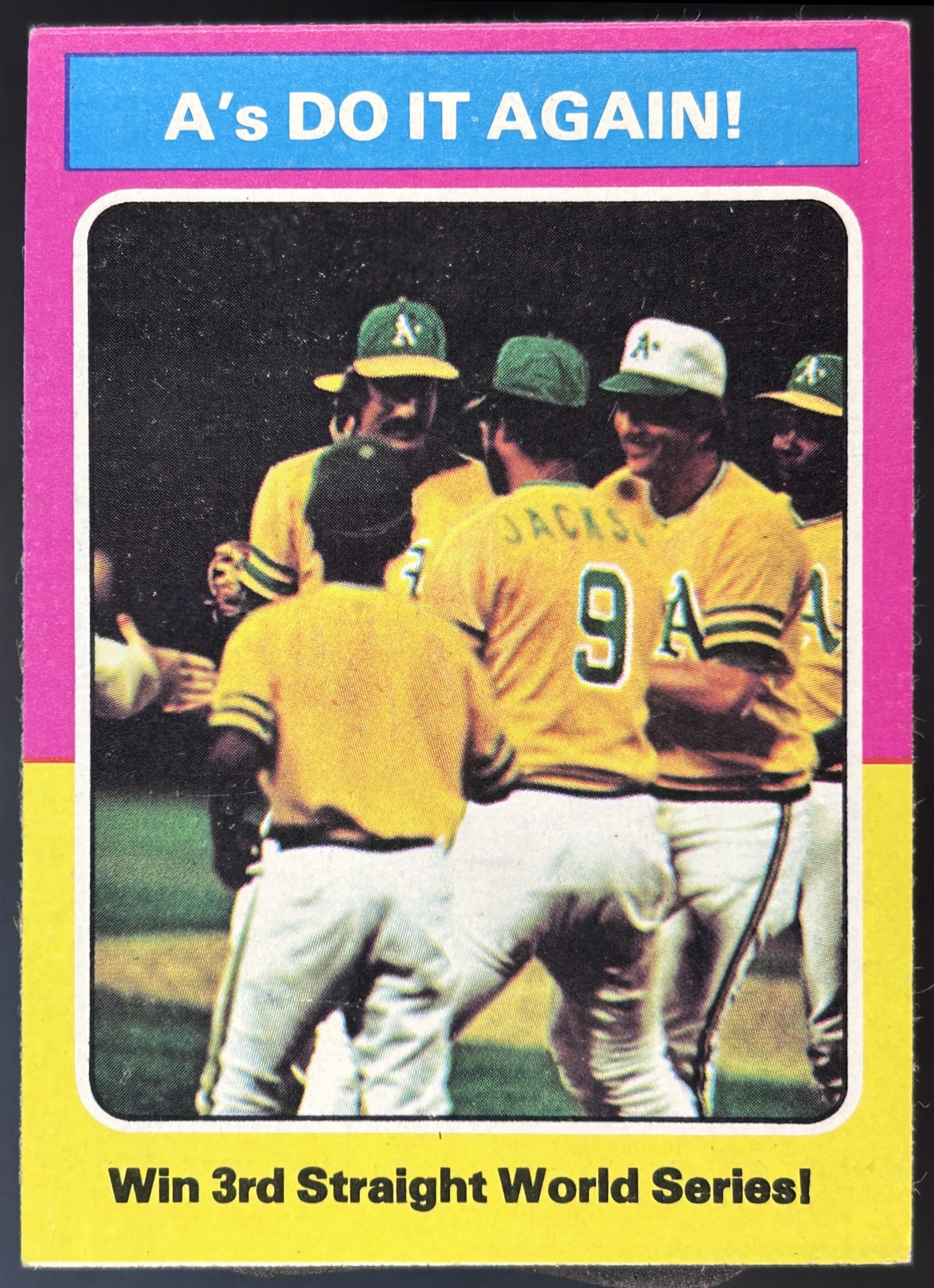 Card image for 1975 TOPPS A'S DO IT AGAIN! #466 OAKLAND ATHLETICS