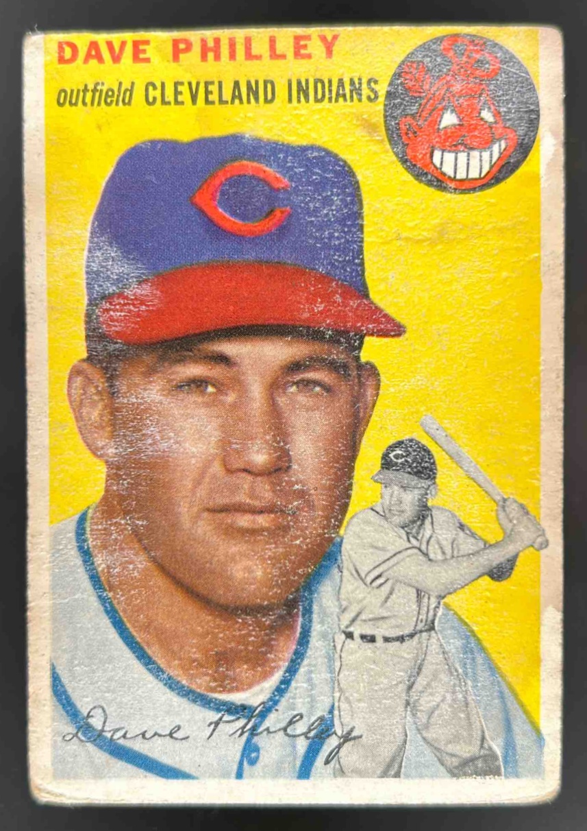 Card image for 1954 TOPPS DAVE PHILLEY #159