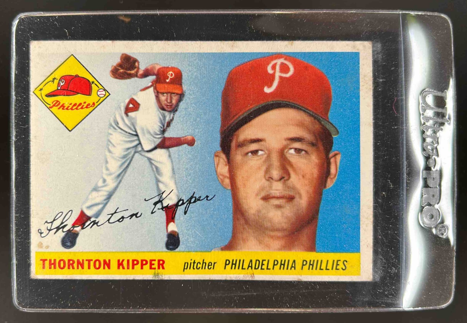 Card image for 1955 TOPPS BASEBALL THORNTON KIPPER #62 PHILADELPHIA PHILLIES