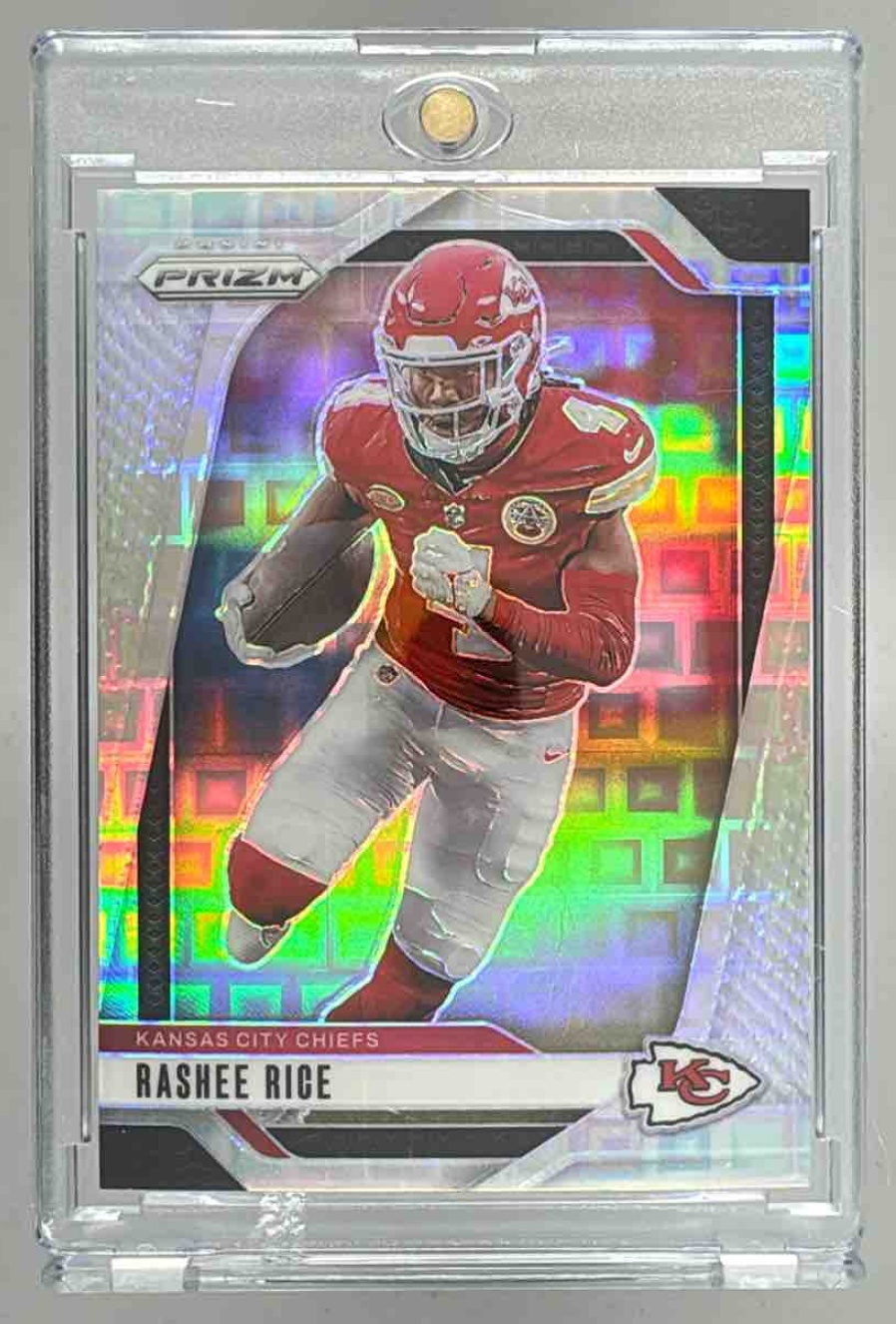 Card image for 2024 Panini Football Prizm Rashee Rice Pandora /400 #141 Kansas City Chiefs