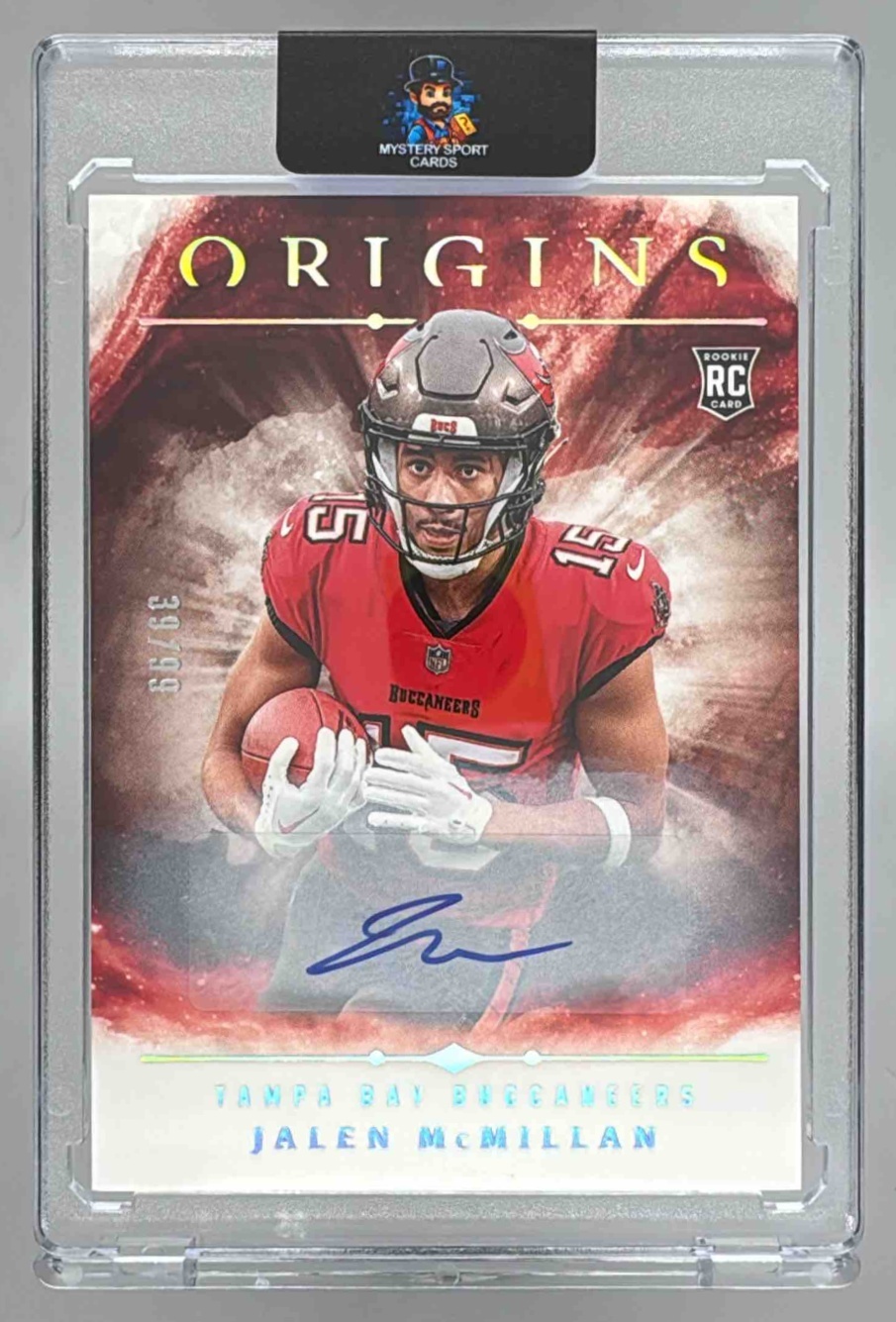 Card image for 2024 Panini Origins Jalen McMillan Rookies Signatures /99 #136 RC Auto Buccaneers