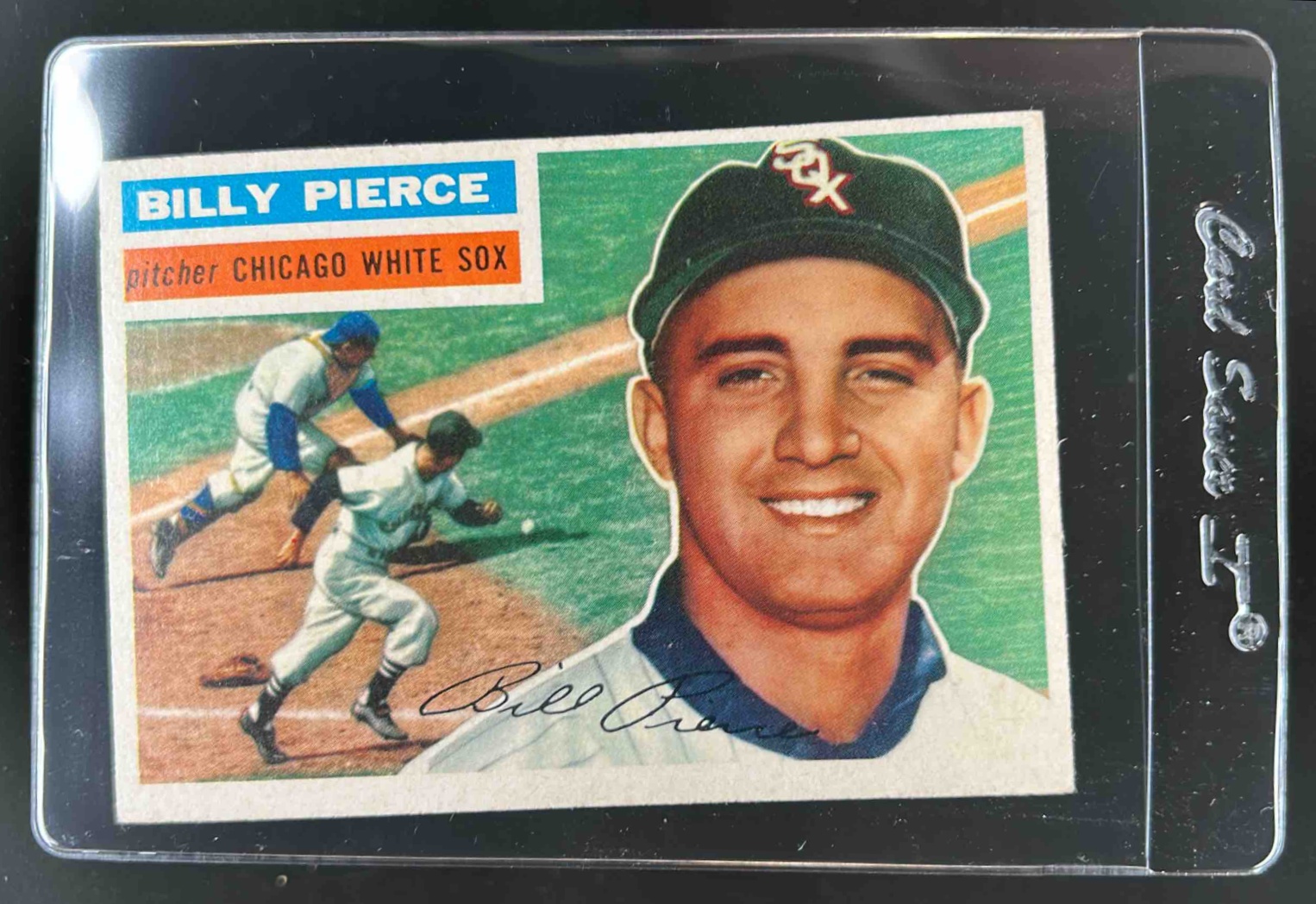 Card image for 1956 TOPPS BILLY PIERCE #160A CHICAGO WHITE SOX