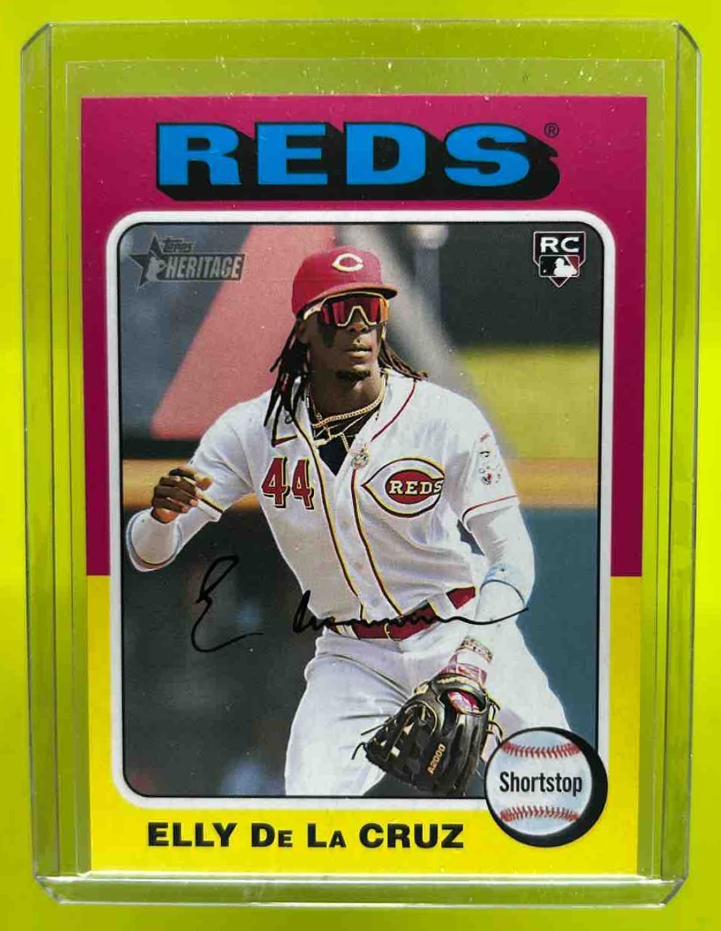 2024 Topps Heritage 473 Elly de La Cruz Image Variation